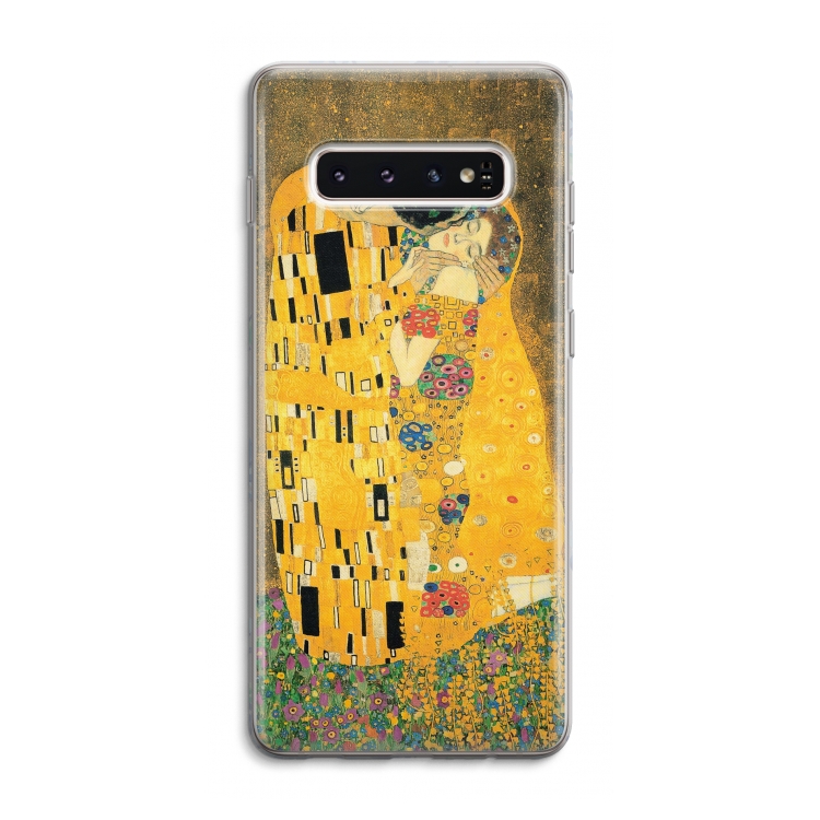 Der Kuss: Samsung Galaxy S10 4G Transparant Hoesje