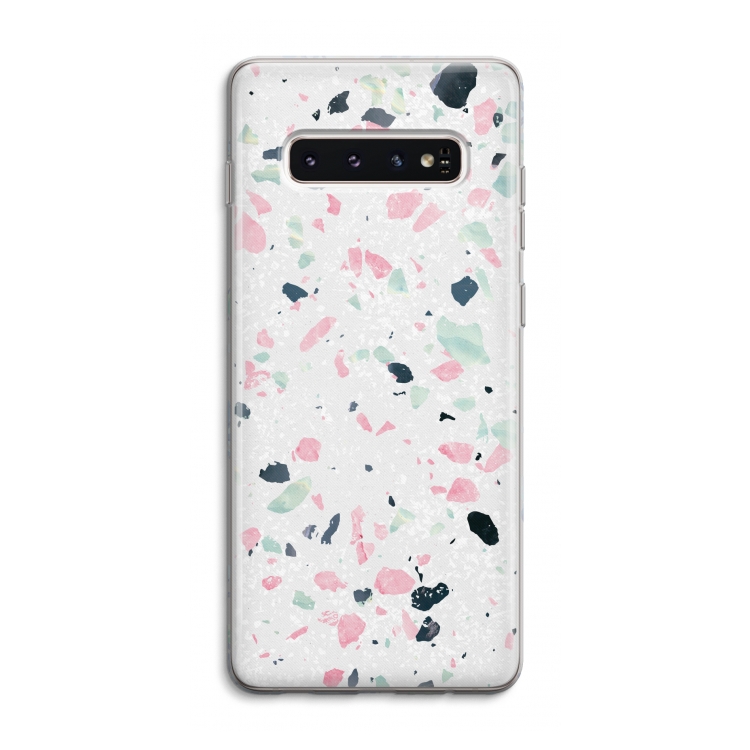 Terrazzo N°3: Samsung Galaxy S10 4G Transparant Hoesje