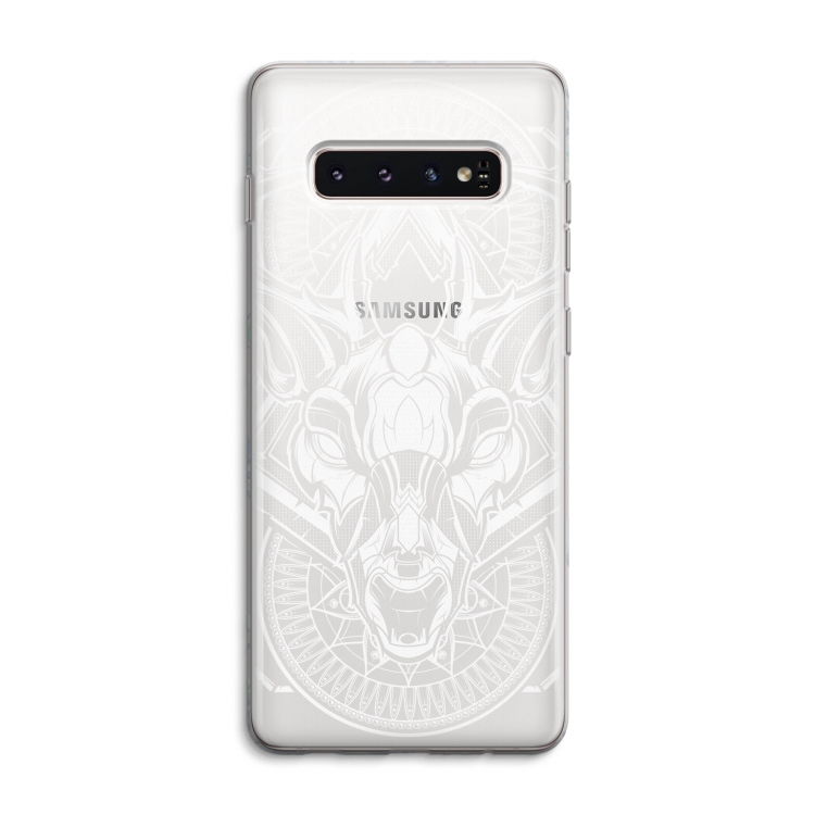 Oh Deer: Samsung Galaxy S10 4G Transparant Hoesje