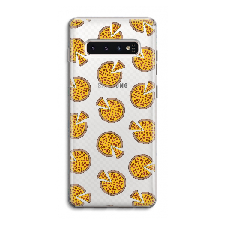 You Had Me At Pizza: Samsung Galaxy S10 4G Transparant Hoesje