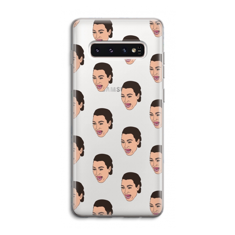 Ugly Cry Call: Samsung Galaxy S10 4G Transparant Hoesje