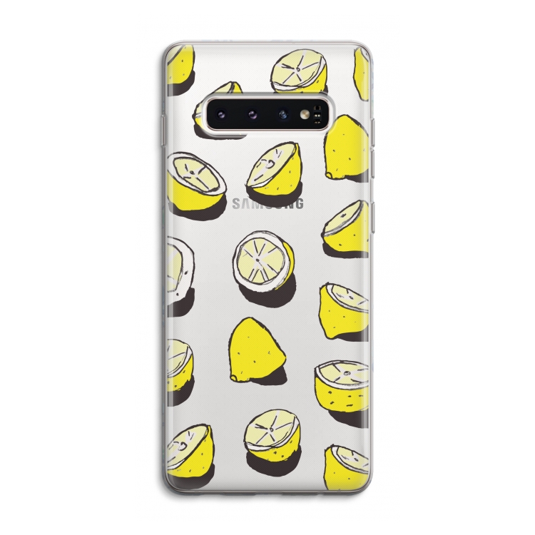 When Life Gives You Lemons...: Samsung Galaxy S10 4G Transparant Hoesje