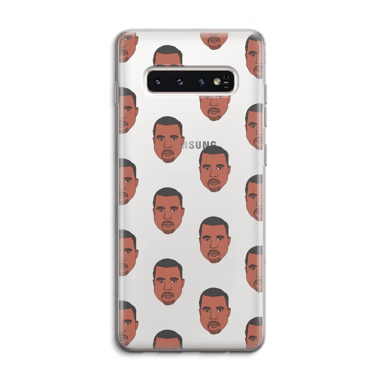 Kanye Call Me?: Samsung Galaxy S10 4G Transparant Hoesje
