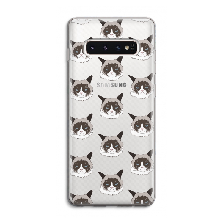 It's a Purrr Case: Samsung Galaxy S10 4G Transparant Hoesje