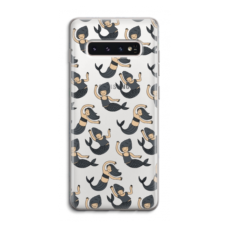 Zeemeermin: Samsung Galaxy S10 4G Transparant Hoesje