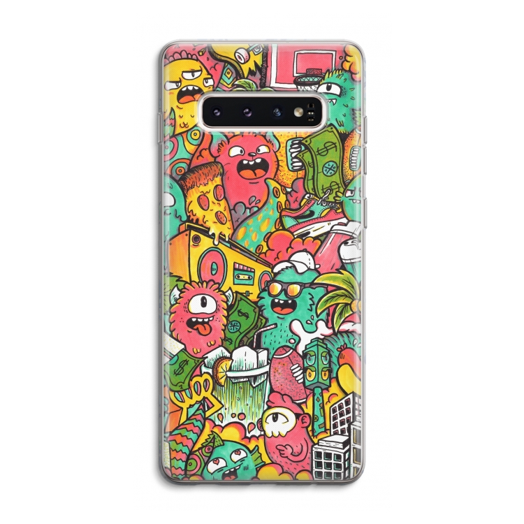 Vexx City: Samsung Galaxy S10 4G Transparant Hoesje