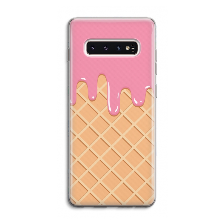 Ice cream: Samsung Galaxy S10 4G Transparant Hoesje