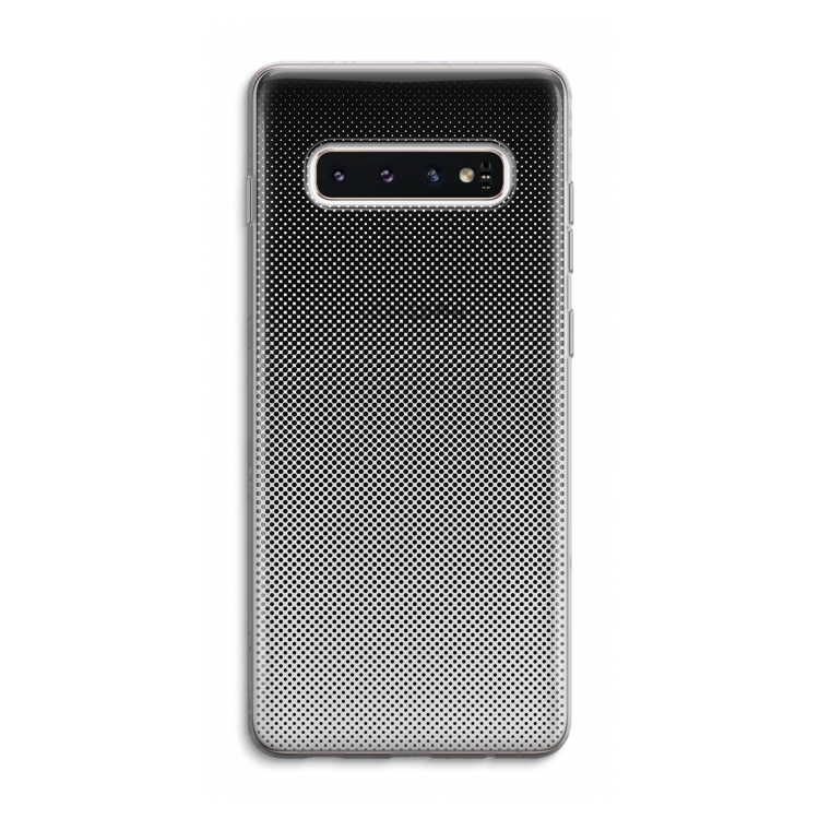 Musketon Halftone: Samsung Galaxy S10 4G Transparant Hoesje