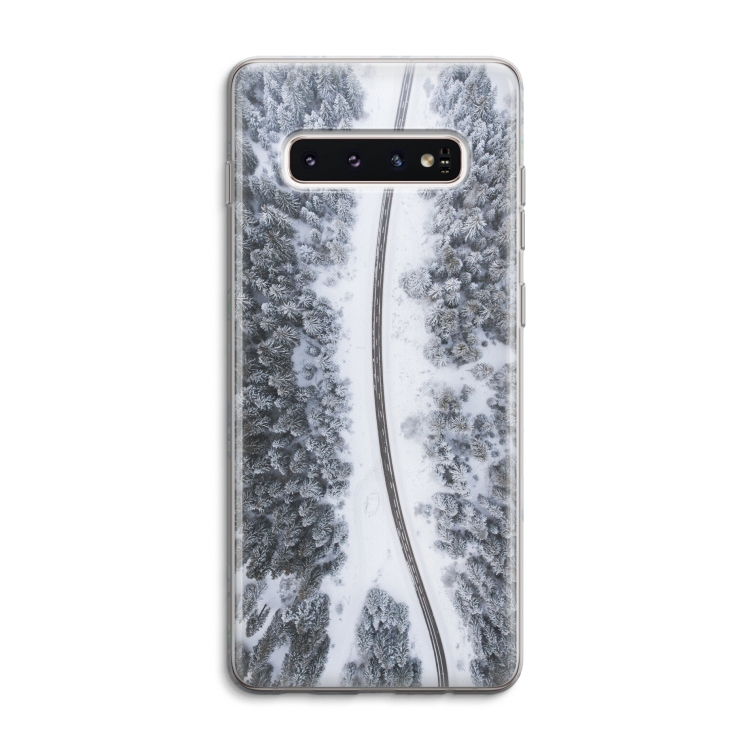 Snøfall: Samsung Galaxy S10 4G Transparant Hoesje