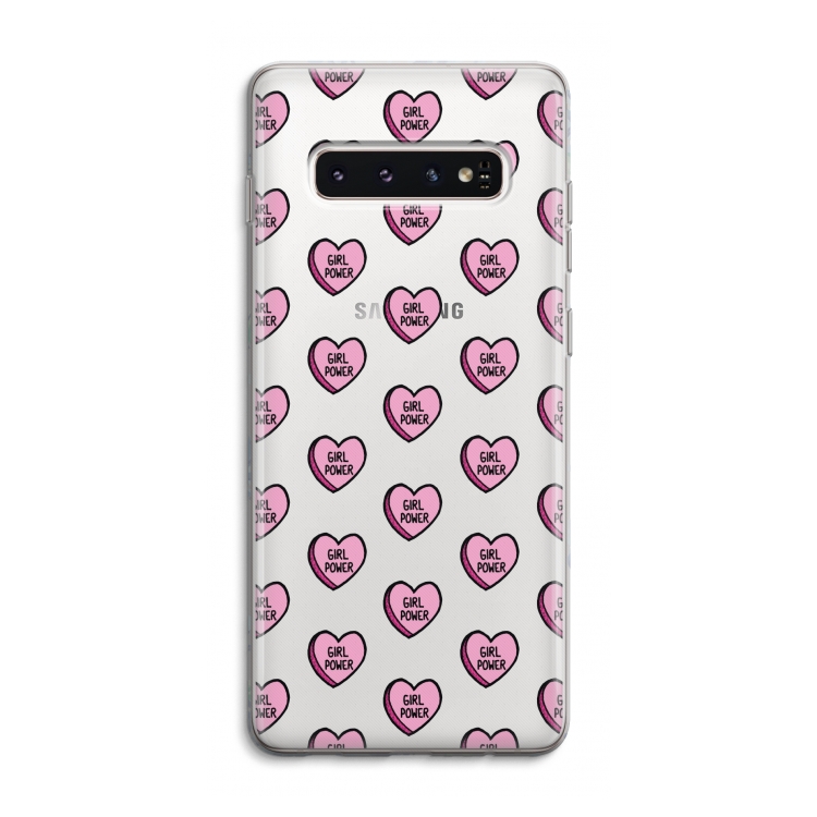 GIRL POWER: Samsung Galaxy S10 4G Transparant Hoesje