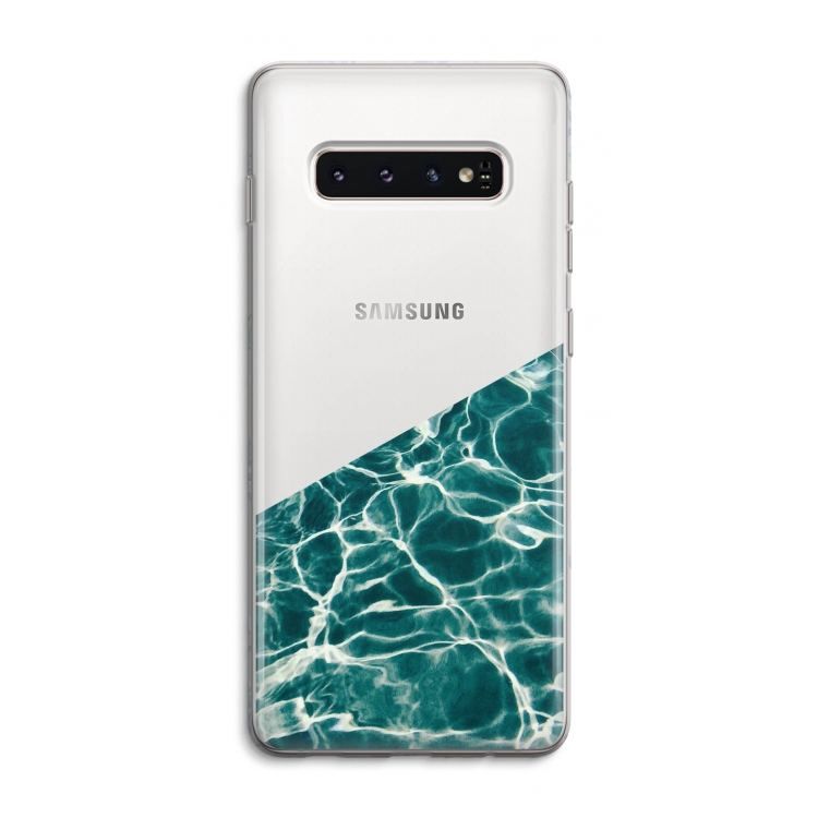 Weerkaatsing water: Samsung Galaxy S10 4G Transparant Hoesje