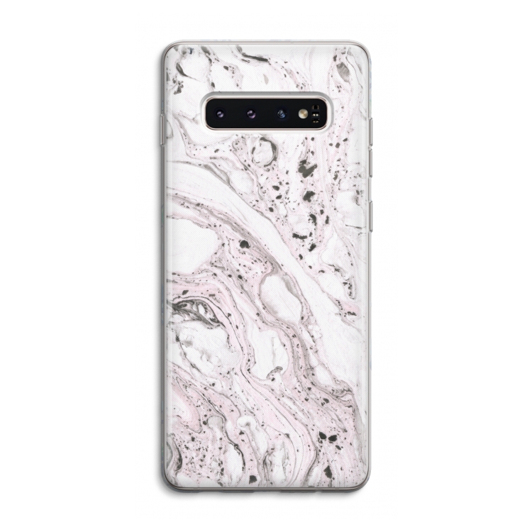 Mengelmoes: Samsung Galaxy S10 4G Transparant Hoesje