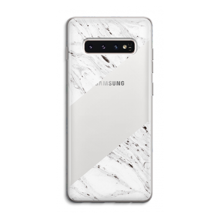 Biggest stripe: Samsung Galaxy S10 4G Transparant Hoesje