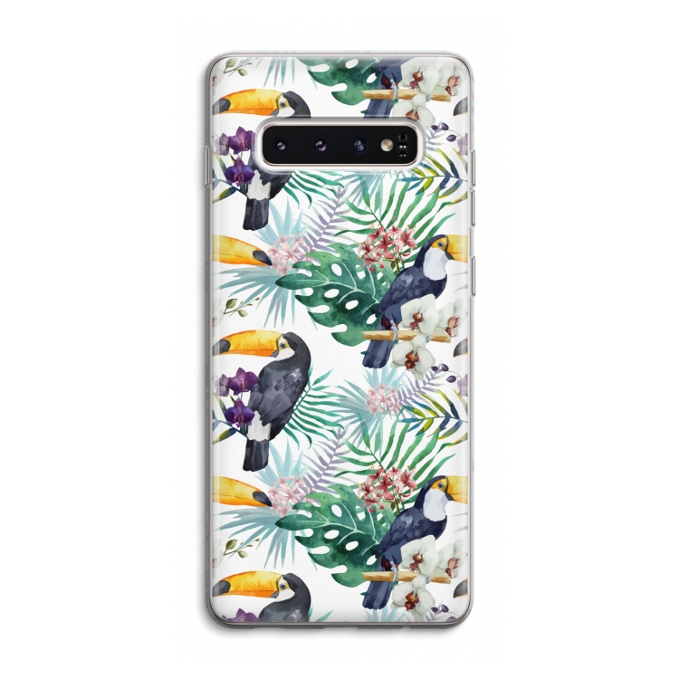 Tukans: Samsung Galaxy S10 4G Transparant Hoesje