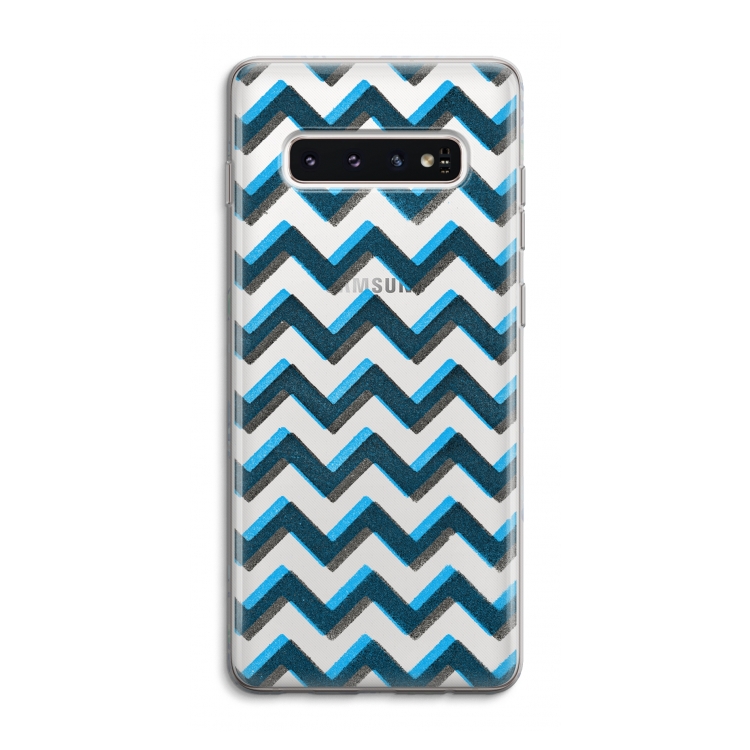 Onderbroken lijn: Samsung Galaxy S10 4G Transparant Hoesje