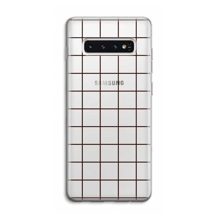 Rooster: Samsung Galaxy S10 4G Transparant Hoesje