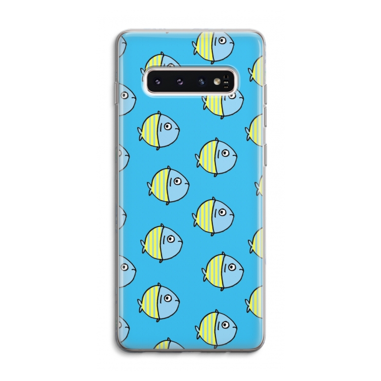 Visjes: Samsung Galaxy S10 4G Transparant Hoesje