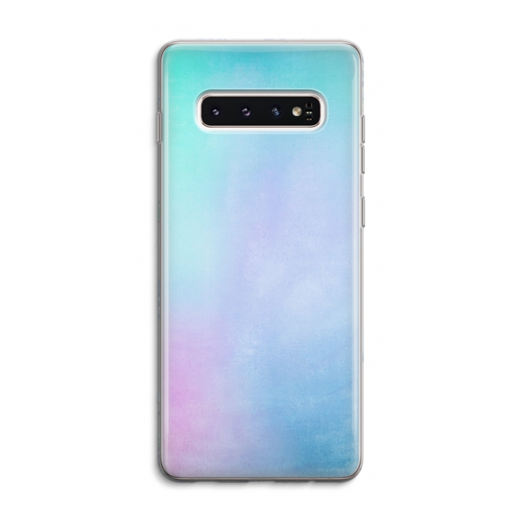 mist pastel: Samsung Galaxy S10 4G Transparant Hoesje