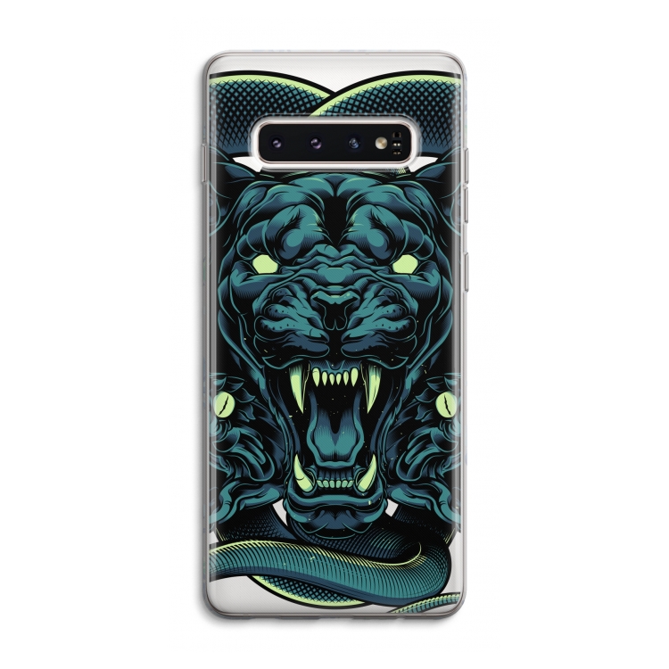 Cougar and Vipers: Samsung Galaxy S10 4G Transparant Hoesje