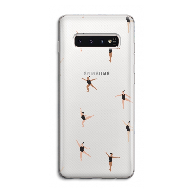 Dancing #1: Samsung Galaxy S10 4G Transparant Hoesje