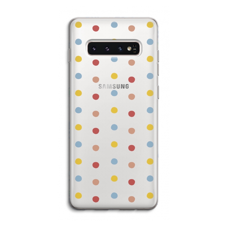 Bollen: Samsung Galaxy S10 4G Transparant Hoesje
