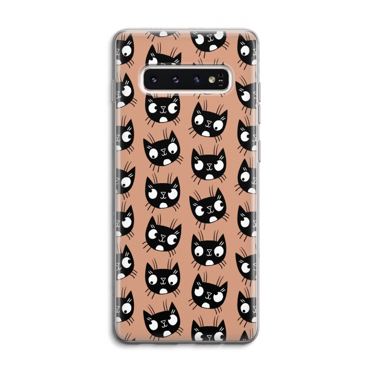 Kat: Samsung Galaxy S10 4G Transparant Hoesje