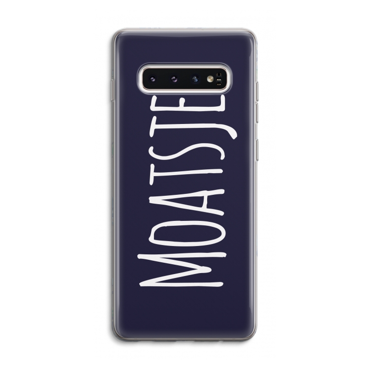Moatsje!: Samsung Galaxy S10 4G Transparant Hoesje