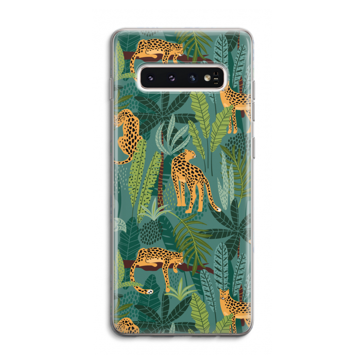 Luipaard 2: Samsung Galaxy S10 4G Transparant Hoesje