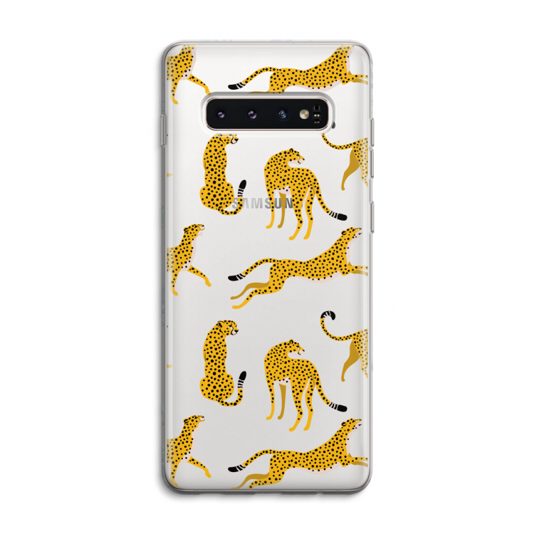 Luipaard: Samsung Galaxy S10 4G Transparant Hoesje