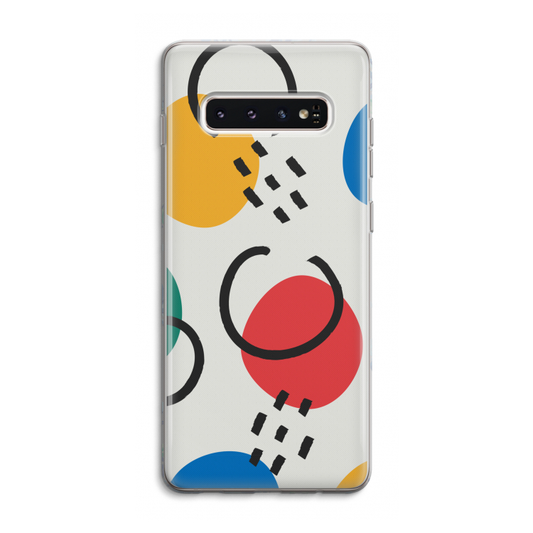 Illustratieve pop 3: Samsung Galaxy S10 4G Transparant Hoesje