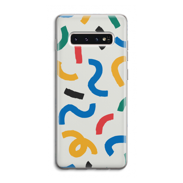 Illustratieve pop 2: Samsung Galaxy S10 4G Transparant Hoesje