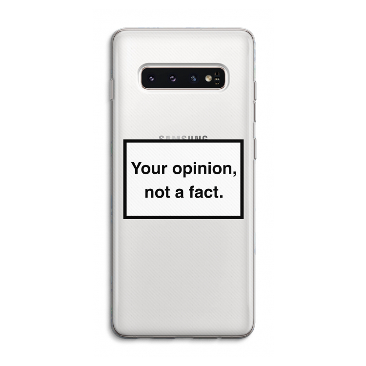 Your opinion: Samsung Galaxy S10 4G Transparant Hoesje