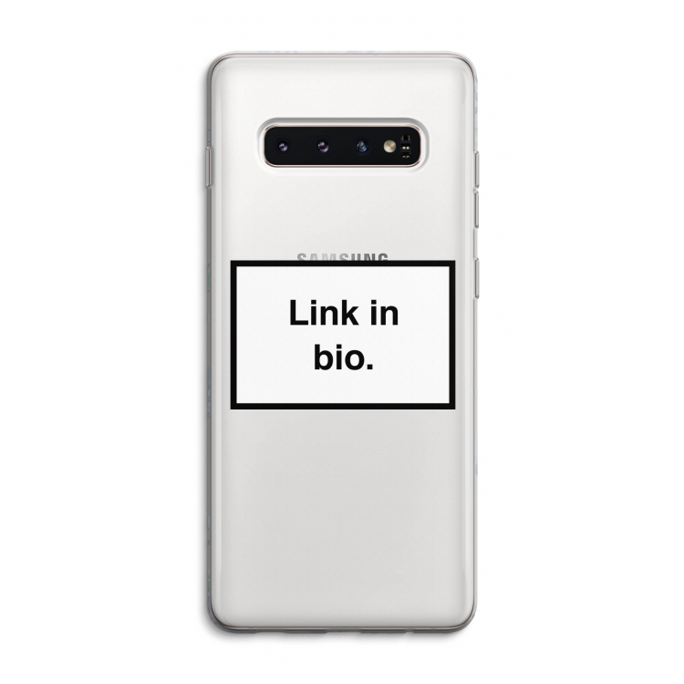 Link in bio: Samsung Galaxy S10 4G Transparant Hoesje
