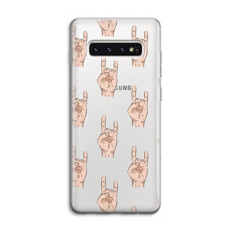Rock: Samsung Galaxy S10 4G Transparant Hoesje