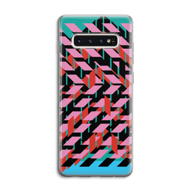Skew Blush 2: Samsung Galaxy S10 4G Transparant Hoesje