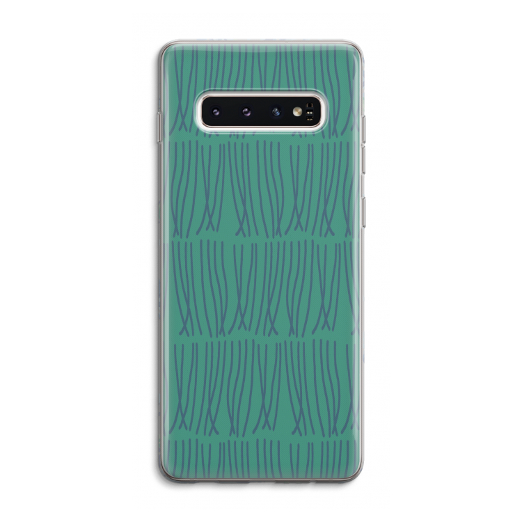 Swirls: Samsung Galaxy S10 4G Transparant Hoesje