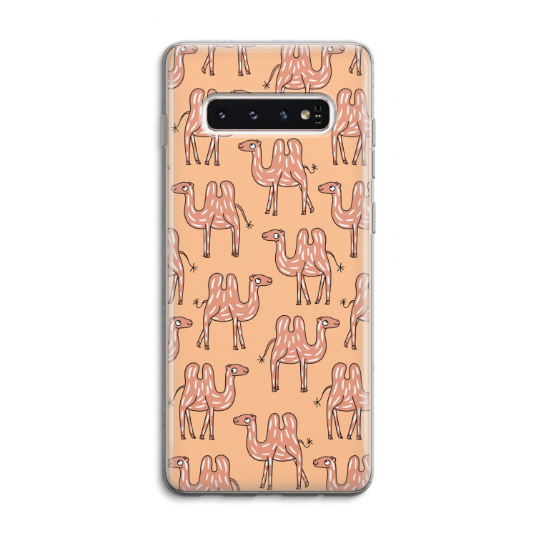 Kameel: Samsung Galaxy S10 4G Transparant Hoesje