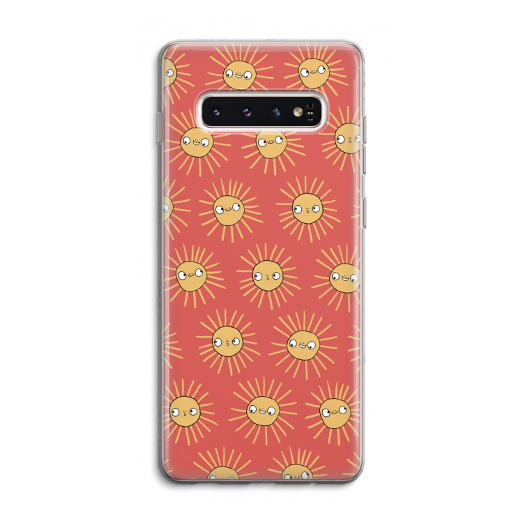 Zon: Samsung Galaxy S10 4G Transparant Hoesje