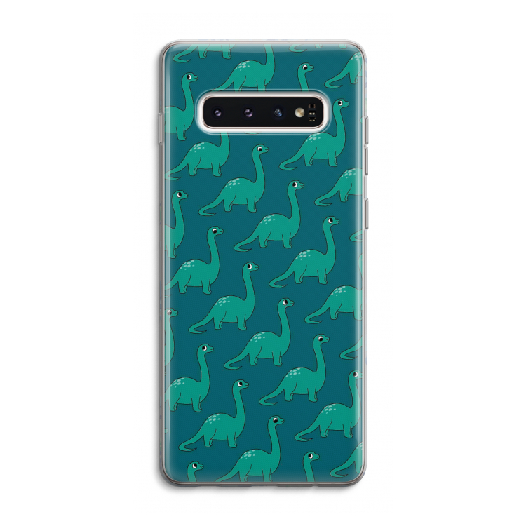 Diplodocus: Samsung Galaxy S10 4G Transparant Hoesje