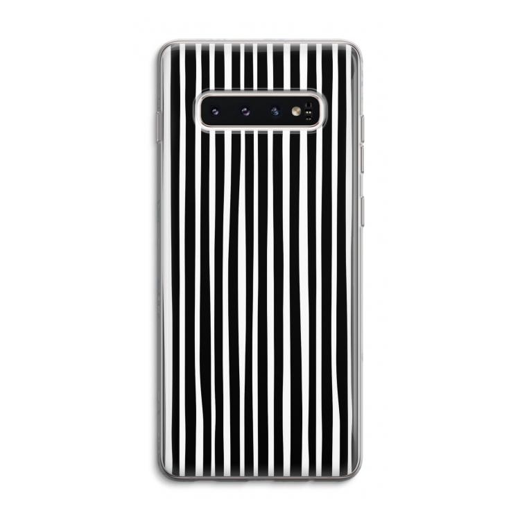 Stripes: Samsung Galaxy S10 4G Transparant Hoesje