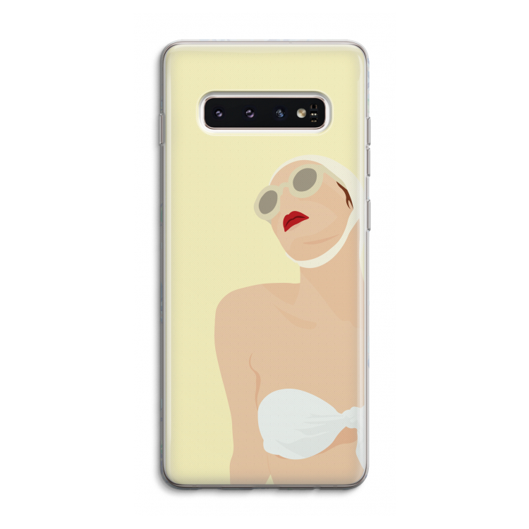 Summer: Samsung Galaxy S10 4G Transparant Hoesje