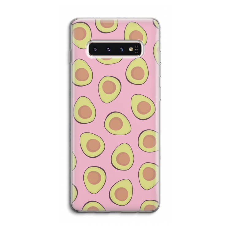 Dancing avocados: Samsung Galaxy S10 4G Transparant Hoesje