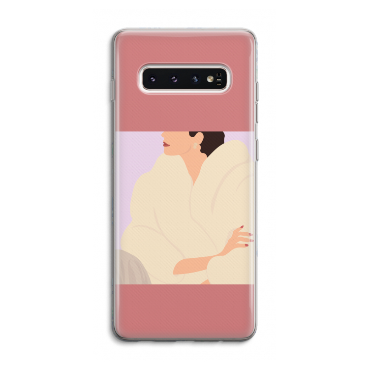 Cosy: Samsung Galaxy S10 4G Transparant Hoesje