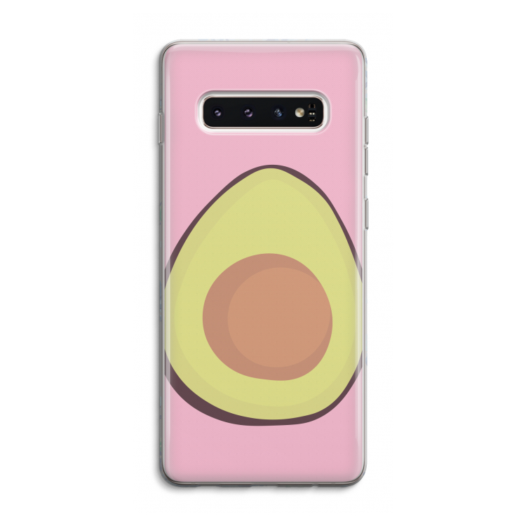 Avocado: Samsung Galaxy S10 4G Transparant Hoesje