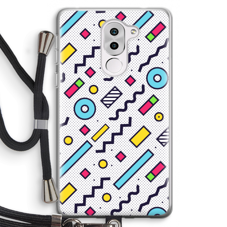 8-bit N°8: Honor 6X Transparant Hoesje met koord