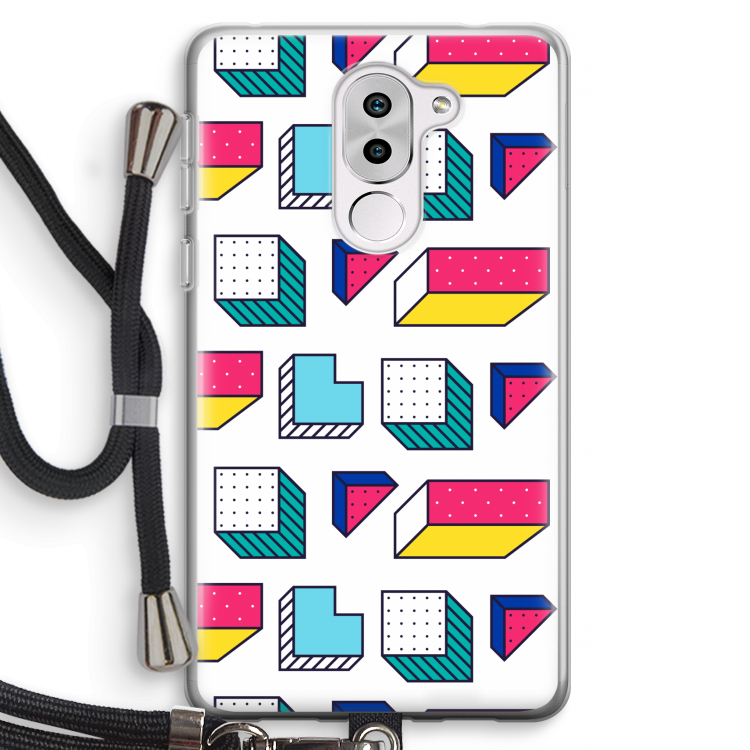 8-bit N°7: Honor 6X Transparant Hoesje met koord