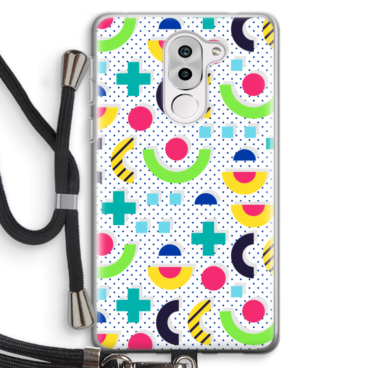 8-bit N°1: Honor 6X Transparant Hoesje met koord