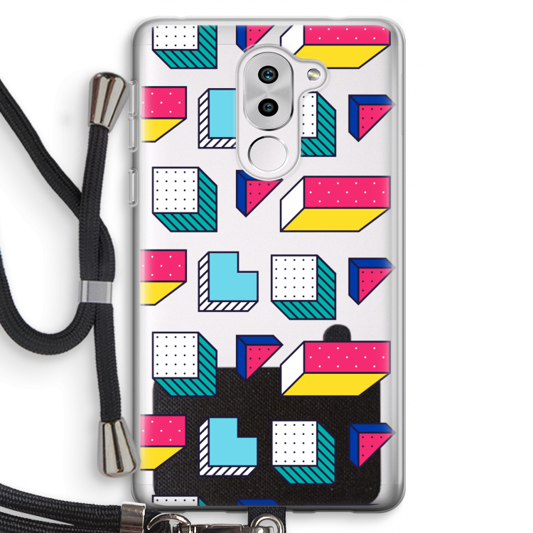 8-bit N°7: Honor 6X Transparant Hoesje met koord