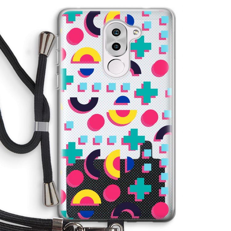 8-bit N°2: Honor 6X Transparant Hoesje met koord