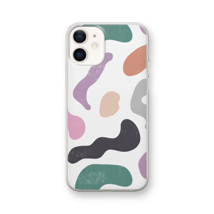 Memphis Shapes: iPhone 12 Transparant Hoesje